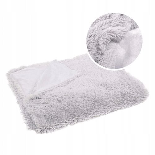 KOC WŁOCHACZ NARZUTA NA ŁÓŻKO PLED MIĘKKI GRUBY CIEPŁY 220x240 cm SZARY na Arena.pl