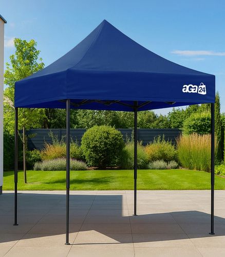 Namiot handlowy stoisko sprzedażowe pawilon 2x2 m kolor Niebieski AGA na Arena.pl