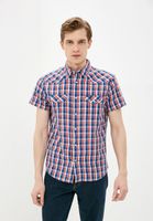 KOSZULA MĘSKA WRANGLER SS WESTERN SHIRT LIMOGES BLUE W5J04MX50 M