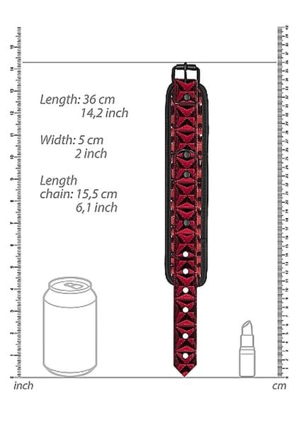Luxury Hand Cuffs - Burgundy zdjęcie 4
