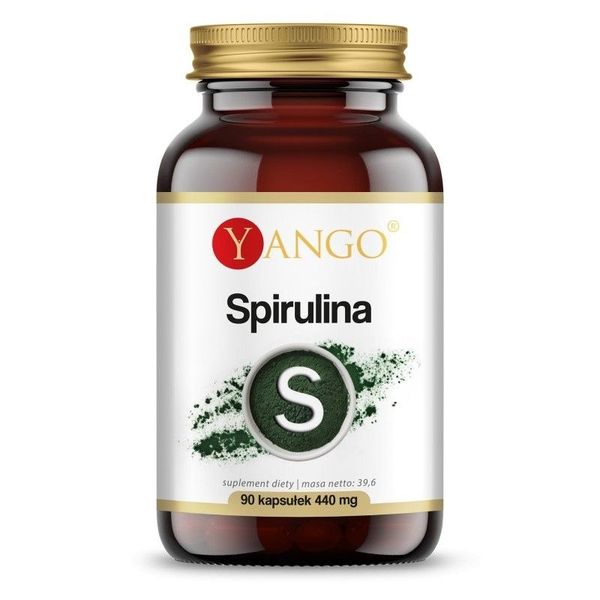 YANGO Spirulina 350 mg (90 kaps.) zdjęcie 1