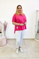 Koszulka Laserowo Cięta Fuksjowa UNI