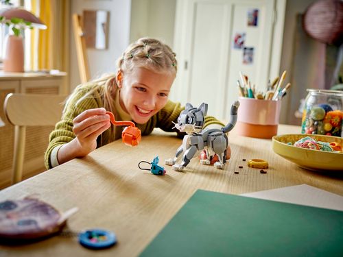 LEGO Creator 3w1 Psotny kot Ruchoma psa Uroczy gołąb 31163 na Arena.pl