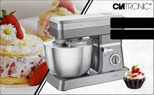 PLANETARNY ROBOT KUCHENNY UGNIATARKA BLENDER MIKSER 3 KOŃCÓWKI 6,3 L 1200W na Arena.pl