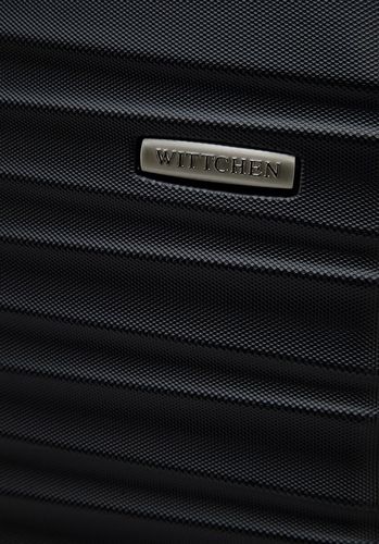 Walizka duża z ABS-u WITTCHEN 56-3A-313-11 czarna lekka wytrzymała twarda na Arena.pl