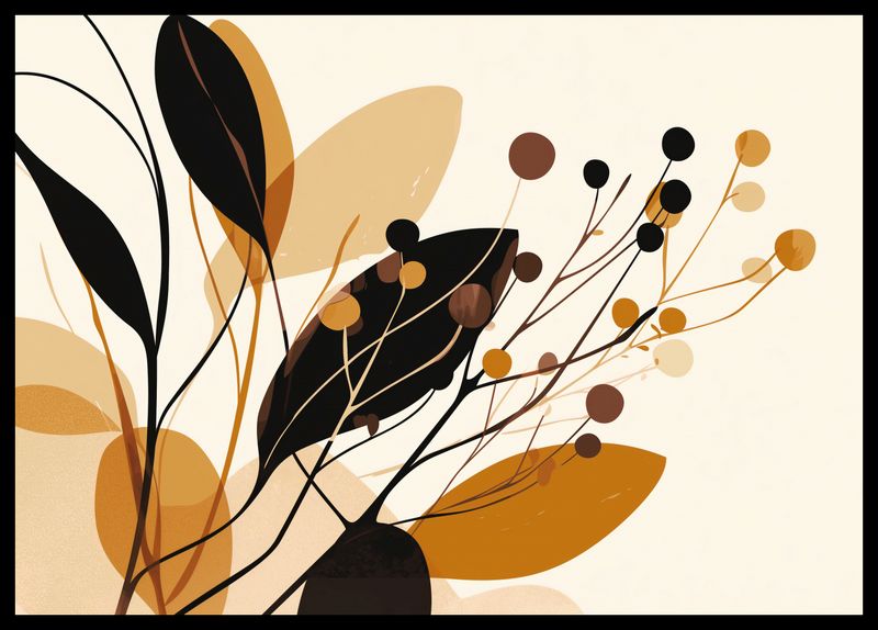 Plakat 59,4x42cm Jesienne Sylwety zdjęcie 2