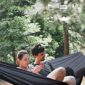 HAMAK PODRÓŻNY, HAMAK OUTDOOROWY, HAMAK KEMPINGOWY NA ZEWNĄTRZ 200X150CM