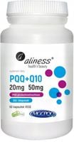 Aliness PQQ MGCPQQ + Naturalny KOENZYM Q10 MÓZG Koncentracja Pamięć Serce