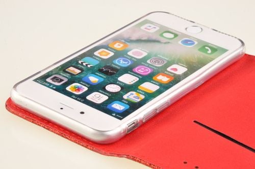 Etui Smart Brokat do APPLE iPhone 7 / 8 czerwony na Arena.pl