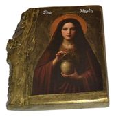 Ikona Święta Marta patronka gospodyń domowych hotelarzy kucharek sprzątaczy