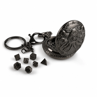 Dice Container | 6 cm | Metal | Brelok z Mini Kośćmi | Call Of Cthulhu