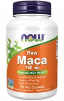 NOW Foods Maca 6:1 750mg KORZEŃ MACA LIBIDO POPĘD SEX 90kaps