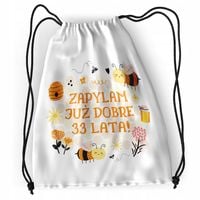 Plecak Urodziny 33 33Cie Sportowy Szkolny Worek Z Nadrukiem Ze Zdjęciem