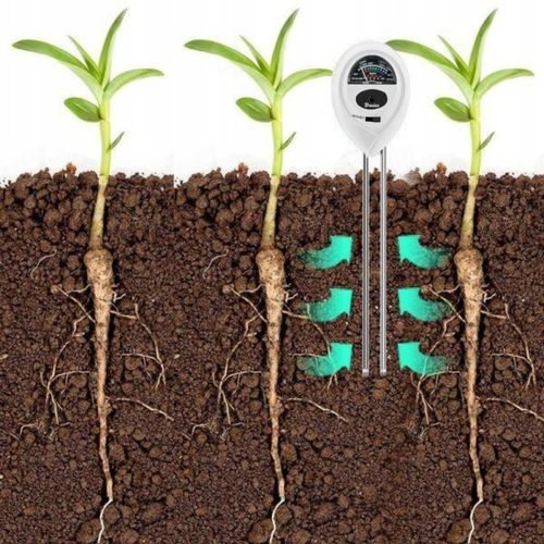 MIERNIK CZUJNIK WILGOTNOŚCI GLEBY ZIEMI TESTER PODŁOŻA PODLEWANIA na Arena.pl
