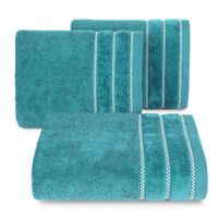 Ręcznik Dona 30x50 cm ciemnoturkusowy szybkoschnący i elegancki