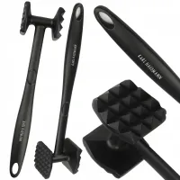 TŁUCZEK STALOWY UBIJAK DWUSTRONNY ZĄBKI MŁOTEK DO ROZBIJANIA MIĘSA 23cm