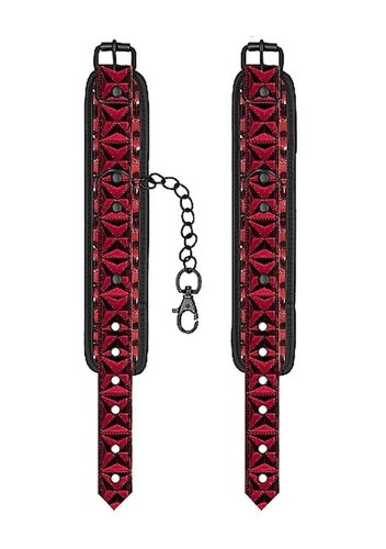 luxury hand cuffs - burgundy na Arena.pl