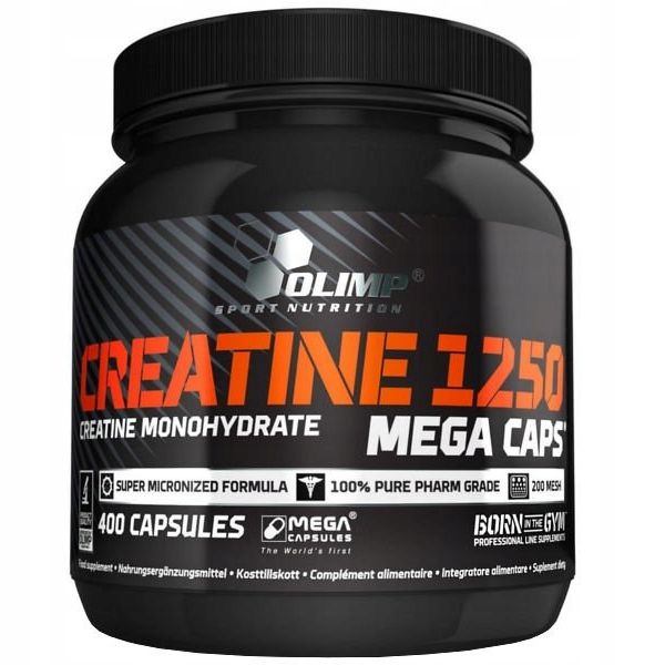OLIMP CREATINE 1250 400KAP KREATYNA MONOHYDRAT MOC zdjęcie 1