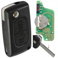KLUCZYK Z ELEKTRONIKĄ DO PEUGEOT 207 307 308 407 607 Citroen C2C3C4C5C6 BH8