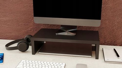 PODSTAWKA POD MONITOR ERGONOMICZNA NADSTAWKA NA BIURKO PONOSI EKRAN O 11 CM na Arena.pl