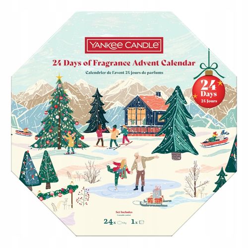 Kalendarz adwentowy ze świeczkami YANKEE CANDLE Apres Ski Wieniec Prezent na Arena.pl
