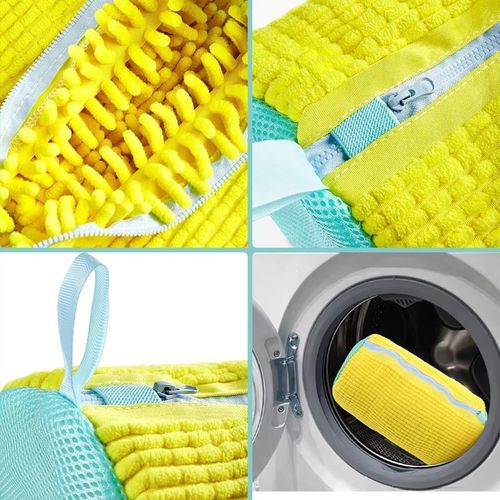 Worek do prania butów do prania źółty z mikrofibrą na Arena.pl