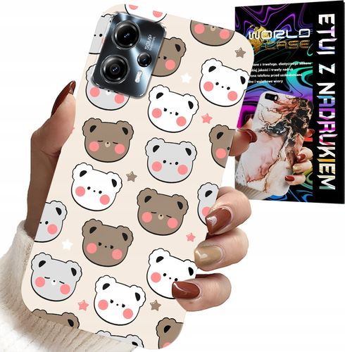 ETUI DO MOTOROLA G13 / G23 - MIŚ MISIE WZORY DLA NAJMŁODSZYCH + FOLIA na Arena.pl