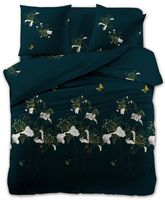 Pościel Satynowa 160X200 Kwiaty 2339