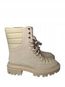 Botki Damskie Vanessa Wu Beżowe Eko Skóra r. 38