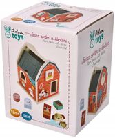 Obora drewniana Zwierzątka z farmy Sorter Zabawka dla rocznego dziecka