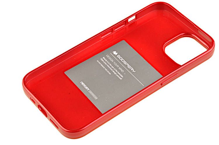 Etui Mercury Goosper Jelly Case do Apple iPhone 14 czerwony zdjęcie 3