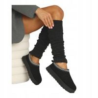Getry Damskie na Nogi Wełna Ocieplacze na Łydki Ciepłe Cerber