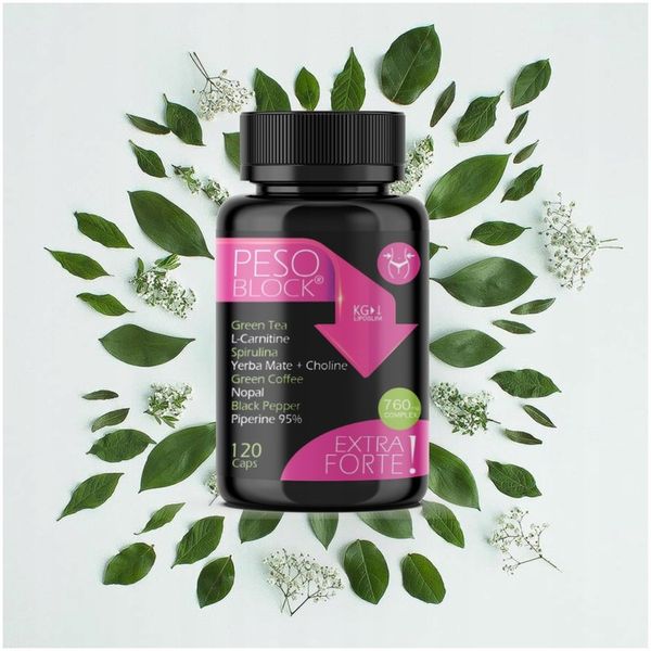 Tabletki na Odchudzanie Nadmiar Wody Spalacz Tluszczu Cellulit PESO BLOCK zdjęcie 3