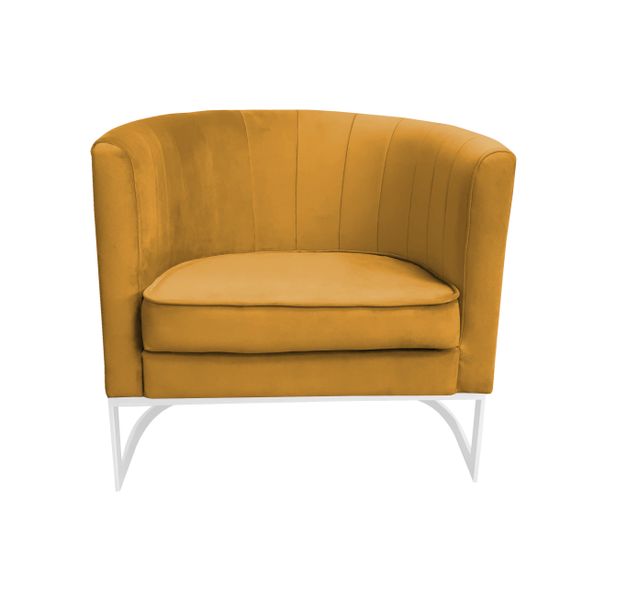 Fotel Glamour podstawa biała MG15 zdjęcie 3