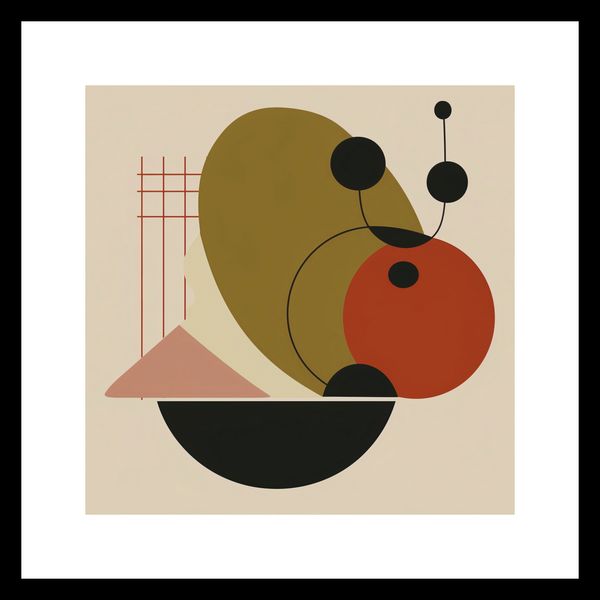 Plakat 30x30cm Geometryczny Balans zdjęcie 3