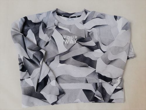 4F Bluza damska krótka BLD021 L, multikolor allover na Arena.pl
