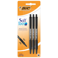 bic soft feel długopis czarny 3 sztuki