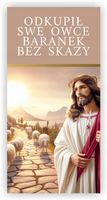Baner religijny 120x60 cm wiekanocny z Przesłaniem Bożej Miłości
