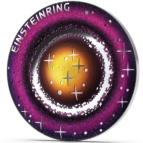The Beauty of the Universe - Einstein Ring kolorowany 20 Euro Srebro 2025 Proof na Arena.pl