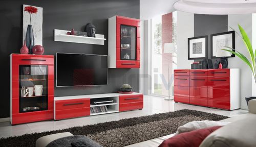 MEBLOŚCIANKA TIMBER 1 RED na Arena.pl