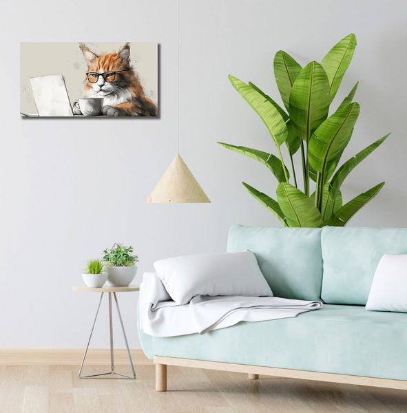 Obraz 60x30cm Nie przed Kawusią zdjęcie 2