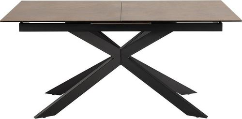 Stół Irwine 168/210x90cm brązowy/czarny na Arena.pl