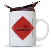 Kubek Prezent Dla Brata Braciszka Super Brother Z Nadrukiem Ze Zdjęciem