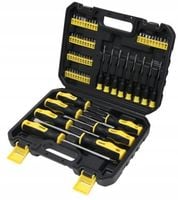 ZESTAW ŚRUBOKRĘTÓW WKRĘTAKÓW BITÓW 65SZT WALIZKA