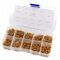 Zestaw kondensatorów ceramicznych 500 sztuk