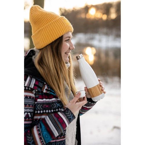 Butelka termiczna 500 ml z bambusowym elementem na Arena.pl