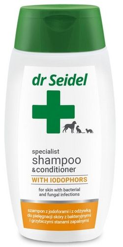 Dr Seidel Szampon dla psów Jodoforowy z Odżywką (również dla kotów i fretek na Arena.pl