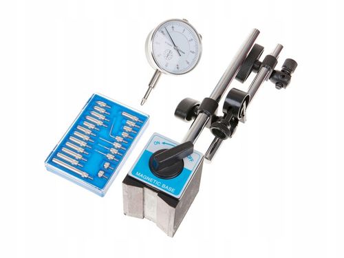 CZUJNIK ZEGAROWY STATYW MAGNETYCZNY 0-10 KOŃCÓWKI na Arena.pl