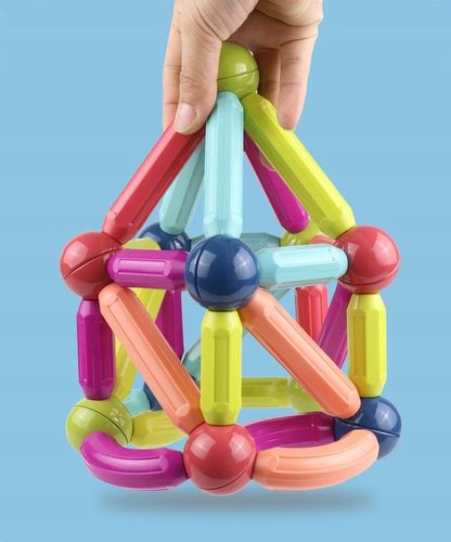 KLOCKI MAGNETYCZNE MAGNETIC STICKS Edukacja 120 EL na Arena.pl
