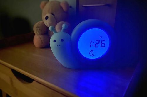 ALECTO ŚLIMAK TRENER SNU 2w1 BUDZIK LAMPKA NOCNA 8524 na Arena.pl